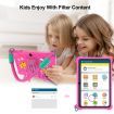 Kids Tablet 7 inch, 32GB Tablet Android 13 with WiFi, Dual Camera, Education, Games, Kids Software Pre-Installed, Parental Control, Pink