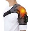 Wireless Heated Shoulder Wrap with Vibration and Temperature Settings, Relief with Adjustable Heat and Massage