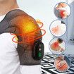 Wireless Heated Shoulder Wrap with Vibration and Temperature Settings, Relief with Adjustable Heat and Massage