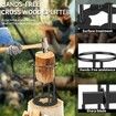 Firewood Splitter, Kindling Log Splitting, Wedge wood Splitter Easy to Use 15 x 15 x 27 CM