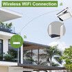 Wireless Solar WiFi Security Camera with Motion Detection, Waterproof, for Smart Home Outdoor Security