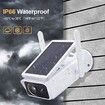 Wireless Solar WiFi Security Camera with Motion Detection, Waterproof, for Smart Home Outdoor Security