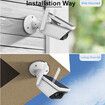 Wireless Solar WiFi Security Camera with Motion Detection, Waterproof, for Smart Home Outdoor Security