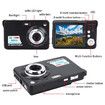 18MP Digital Camera with 8X Zoom: HD Video Camera with Auto Focus, USB Connectivity, Built-in Speaker, and Battery Operation