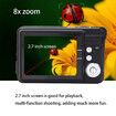 18MP Digital Camera with 8X Zoom: HD Video Camera with Auto Focus, USB Connectivity, Built-in Speaker, and Battery Operation