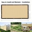 3x5M Sunshade Net for Garden - UV Protection Outdoor Pergola, Pool, and Plant Cover with 90% Shading