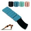 Adjustable Ankle Weights and Wrist Bracelets for Home Gym Workouts, Walking, Running, Pilates, Yoga, and Strength Training: Set of 2 (1Lb Each, Blue)