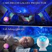 Immersive Star Projector - LED Galaxy Lamp with Voice Control for a Magical Starry Night Experience (Perfect for All Ages)