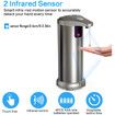 Touchless Infrared Motion Sensor  Automatic Soap Dispenser: High Capacity, Waterproof, and Adjustable for Any Space