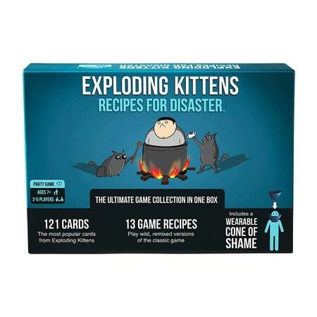 Recipes for Disaster Deluxe Game Set by Exploding Kittens: Fun Family Game for Teens, and Kids