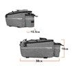Versatile Bike Carrier Bag/Bike Back Basket : Waterproof Pannier for Cycling, Back Seat, and Shoulder Use