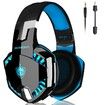 Versatile Gaming Headset: Head Mounted/Bluetooth, Wired and Wireless with Immersive Surround Sound