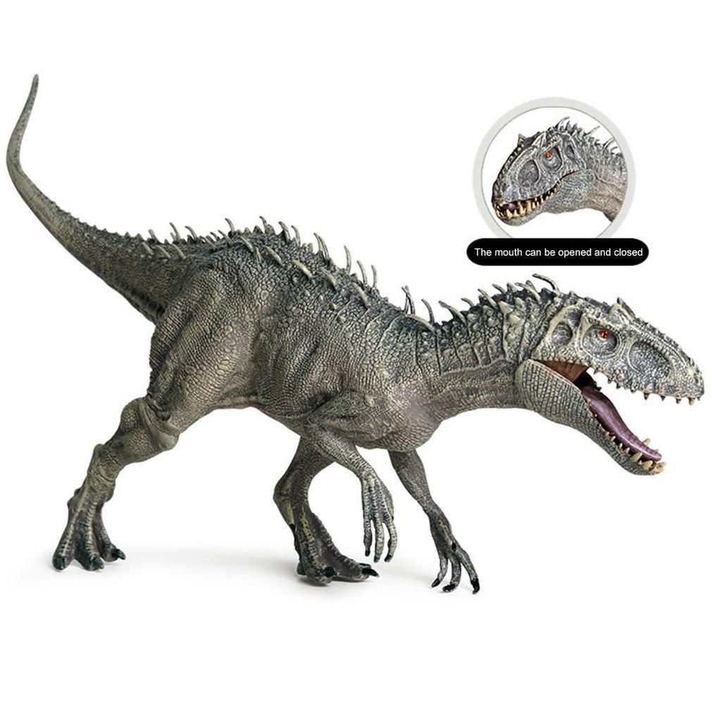 Unleash the Savage Indominus Rex: Open-Mouth Action Figure Toy from Dinossauro World