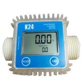 Digital K24 Turbine Flow Meter Accurately Measure Oil Diese Fuel Flow for Chemicals, Water, Sea