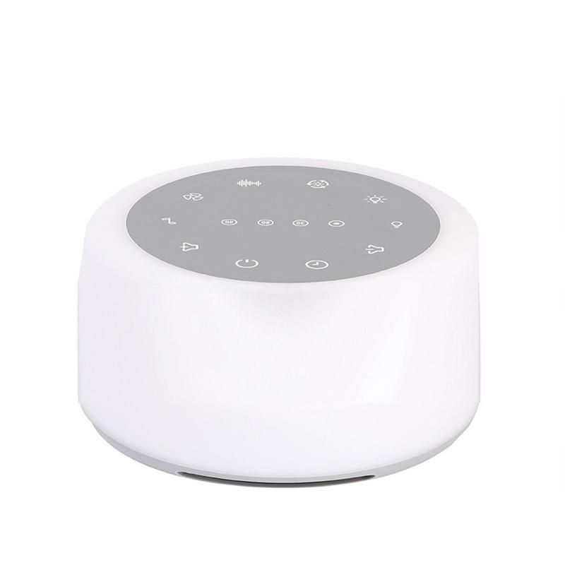 Soothing White Noise Machine with Night Light, Customize 7 Color & 24 Sound Options, Calming Sounds for Babies, Creates Relaxing comfortable Atmosphere
