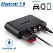 Bluetooth 5.0 Audio Receiver Adapter for Seamless Wireless Music Streaming: U Disk, RCA, and 3.5mm Compatibility