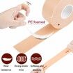 Adhesive Moleskin Tape for Blister Prevention - 2 Rolls of Protective Pads for Feet