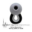 1 Pair Noise-Cancelling Ear Plugs for Restful Sleep, Soft & comfortable design for all-night wear