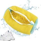 Shoe Cleaning Bag for Washing Machine: Protect and Clean Your Shoes Easily, Reusable and Portable (1 Pack, Yellow)