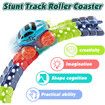 184-Piece Race Car Track for Kids: Bendable, Gravity-Free Creative Toy with Lights, Car, and Shells