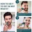 3-in-1 Electric Shaver and Nose Trimmer for Men: Cordless, Wet/Dry, and Rechargeable
