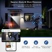 Battery Powered Wireless Outdoor Camera with 1080P Color Night Vision, AI Motion Detection for Home Security