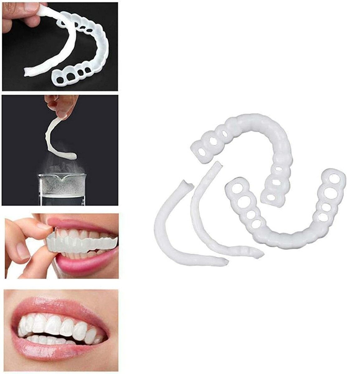 Transform Your Smile Instantly: Temporary Teeth to Conceal Imperfections (1 Pack)