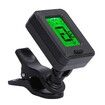 All-in-One Guitar Kit: Clip-On Tuner and Capo for All Strings (Guitar, Bass, Violin, Ukulele) with Easy-to-Read LCD Display