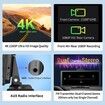 10" Touchscreen Dash Cam with Android Auto Mirror Link WiFi Bluetooth FM AUX TF Car Monitor HD 4K 1080P (TF Memory Card is Not Included)
