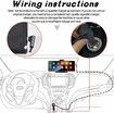 10" Touchscreen Dash Cam with Android Auto Mirror Link WiFi Bluetooth FM AUX TF Car Monitor HD 4K 1080P (TF Memory Card is Not Included)