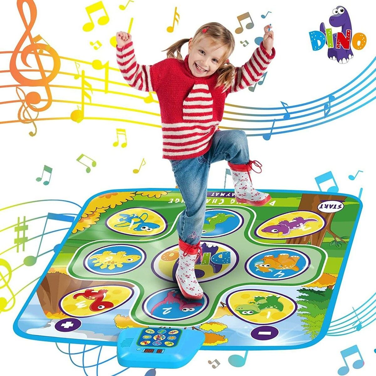 Kids Dance Mat for Ages 5-8: Perfect Gift Idea for Boys and Girls Who Love to Dance