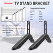 Universal TV Legs,Stand Base,Pedestal Feet for 32 to 75 Inch TVs, Stable Support