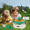 Outdoor Explorer Bug Catching Kit for Kids Includes a bug catcher, whistle, compass, and magnifying glass