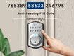 Smart Fingerprint Door Lock with Keypad for Front Doors (Silver)