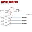 12V Ignition Switch Panel: 5-in-1 Engine Start Push Button with LED Toggle for Racing Cars and Trucks