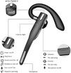 Wireless Bluetooth Earpiece for Cell Phones Bluetooth V5.1 Headset,Lightweight and comfortable design