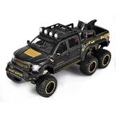 Rugged Off-Road F-150 Toy Truck: 1/28 Scale Diecast Metal Model for Adventure-Seekers (Black)