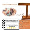 Classic Wooden Ring Toss Game: Fun and Skillful Activity