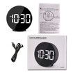 Spheratron Digital Alarm Clock: Time, Temperature, and Style