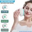 Powerful Deep Cleanse Electric Body Brush with Rotating Scrubber, 5 Attachments, Rechargeable Brush Heads IPX67 Waterproof (White)