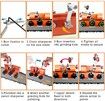 Hand-Cranked Large Chainsaw Sharpener Jig Kit for Precision and Power, Durable construction long-lasting performance