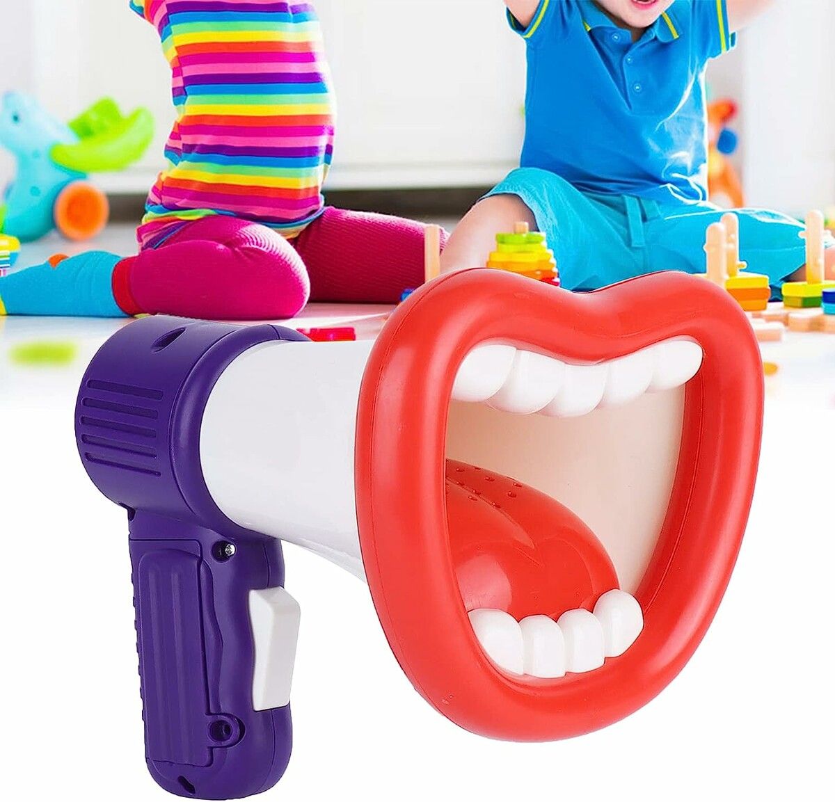 Kids Voice Changer Toy with Megaphone and Recording Microphone for Endless Fun and Imaginative Play