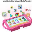 Kids 7 Inch Tablet with 32GB ROM Android 11.0, Toddler Tablet with Bluetooth, WiFi, GMS, Parental Control, Dual Camera, Shockproof Case, Educational, Games (Pink)