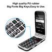 5900mAh Dual Screen Senior Cellphone Flip Phone with SOS Button, Big Buttons HD Screen, Flashlight, and Long Battery Life (Gold)
