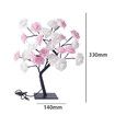 Table Flower Tree Lamp - Rose Fairy Bonsai Tree Desk Light for Women (White)