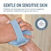 Sensitive Skin Silicone Body Scrubber: Exfoliate and Cleanse Your Body Gently (Blue)