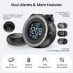 Vibrating Alarm Wake-Up Call Clock for Heavy Sleepers with Dual Loud Bed Shaker Alarm,Dimming USB Charging Port