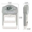 Digital Hand Dynamometer for Accurate Strength Assessment Auto Capturing 198 Lbs / 90 Kgs