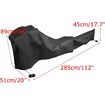 Waterproof Rowing Machine Cover: Heavy-Duty Protection from Dust and Weather, 285 x 51 x 89 cm, Black