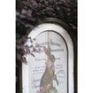 Elegant Arch Window Frame French Charming Country Wall Decor, Rabbit Wall Decor 30 x 20 cm